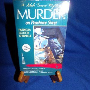Murder on Peach Street - Patricia Sprinkle Cozy Mystery Paperback Book